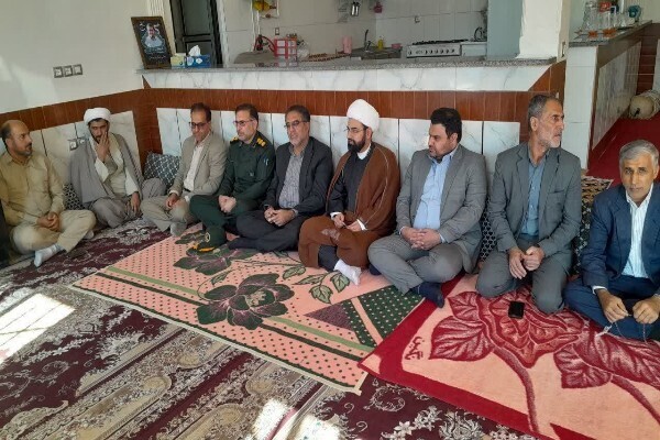 دیدار با خانواده شهید «سید مجید نجفی» در چگنی