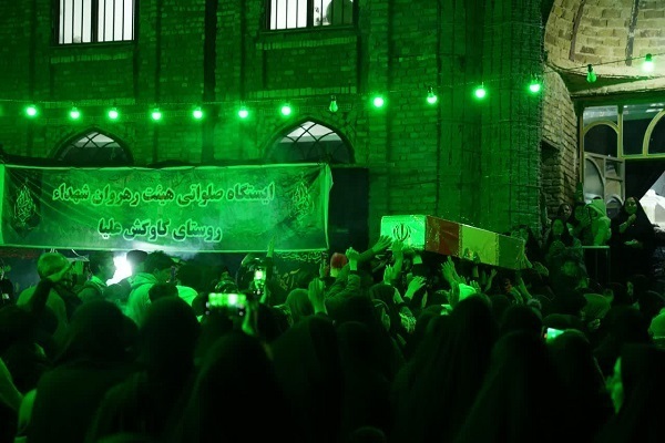 تشییع پیکر دو شهید گمنام در الشتر و نورآباد