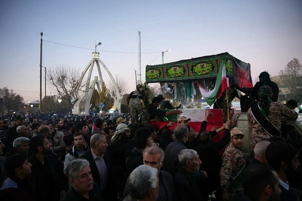 تشییع پیکر دو شهید گمنام در الشتر و نورآباد