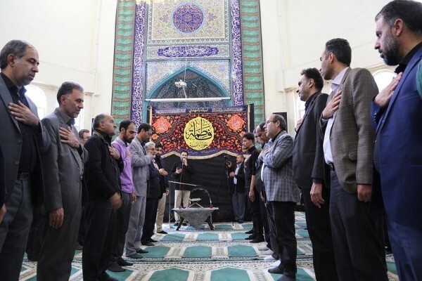 تشییع پیکر شهید گمنام در دانشگاه لرستان