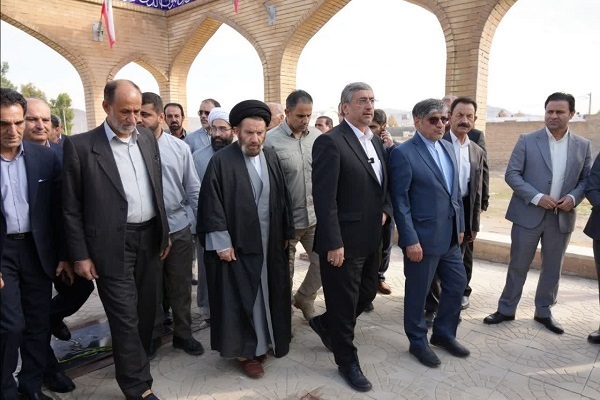 گلزار شهدای رومشکان غبارروبی شد