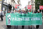 Des centaines de personnes se solidarisent avec Gaza à Paris