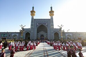 Penyelenggaraan Haflah Qurani Para Pelajar di Haram Imam Ridha (as)