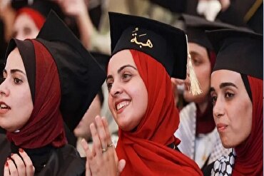 له جګړې وروسته د غزې له الاقصی پوهنتون څخه ۱۵۰ محصیلین فارغ شول