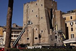 İtalya’da Orta Çağ’a ait kule çöktü