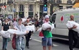 Paris'te Avrupalı özgürlük savaşçılarının Gazze ile dayanışması