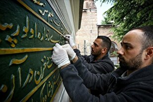 Tarihi mekanlar ve camiler iki nakkaşın motifleriyle süsleniyor