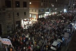 İtalya'da İsrail'in Gazze'deki soykırımı ve işgali protesto edildi