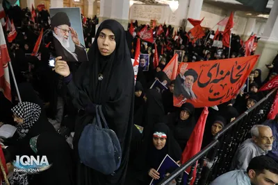 گرامیداشت چهلمین روز تدفین رهبر شهید در قم