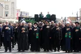 عکس | دسته عزای خادمان حرم بانوی کرامت در روز شهادت امام رضا(ع)