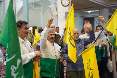 آیین«میثاق امت با امام» در حرم شاهچراغ(ع)