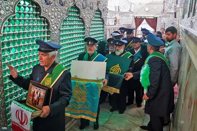 آیین«میثاق امت با امام» در حرم شاهچراغ(ع)